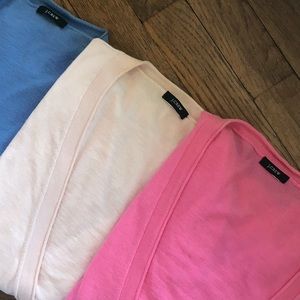 Lot of 3 J.CREW featherweight cardigans